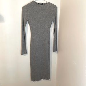 Long gray dress